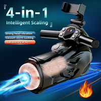 Alwup Best Design 4 in 1 Vertrauen auf vibrierende Heizung Saug modi unter Job Machine Automic Sexspielzeug für den Menschen