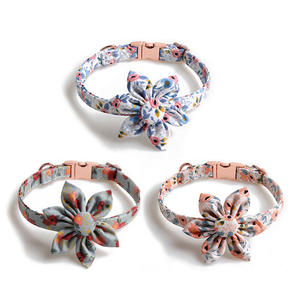 <span class=keywords><strong>Collier</strong></span> pour <span class=keywords><strong>chien</strong></span> personnalisé Doe Pet, motif floral, boucle en métal or rose, nœud mignon de luxe, <span class=keywords><strong>collier</strong></span> réglable pour <span class=keywords><strong>chien</strong></span> et chat - Product Image 1