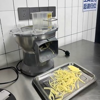 Máquina Industrial de Bajo Precio para Cortar en Rodajas y en Cubos Repollo, Patata, Cebolla, Melón Verde y Zanahoria para Cantinas