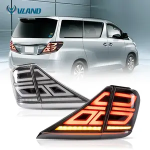 Vland Factory Wholesale Full Led Taillights 2007-2013 Rear Car Lamp Tail Lights Accessories System For Toyota Verllfire Alphard