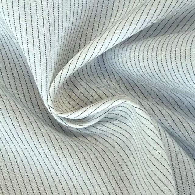 High Grade Recycle Single Stripe Stretch Fabric for Men and Women