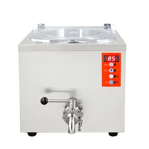 Mini geladeira de leite para desktop, máquina pasteurizadora de 60 a 85 graus de pasteurização com misturador ratary
