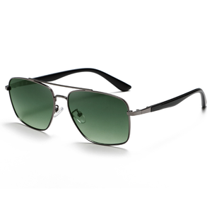 新款金属高品质奢华男士偏光驾驶太阳镜男士女士品牌设计师男士复古黑色飞行员UV400 - Product Image 3