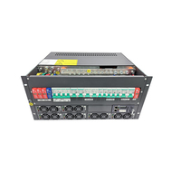 Redresseur de télécom d'alimentation de 19 pouces 5U 220V 380V AC 48V DC 200A 300A 3000W pour le type de redresseur de l'industrie AC-DC 48v