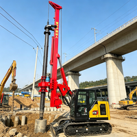 Foreuse rotative avancée pour les travaux de fondation de pieux de ponts et le forage de roches dures