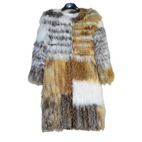 Nouvelle mode d'hiver, manteau chaud en fourrure de renard véritable pour femmes, plusieurs couleurs, vestes pour filles, pulls, manteaux longs CT813