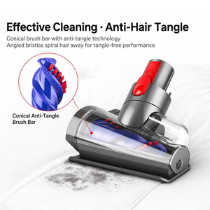 Brosse motorisée amovible pour aspirateurs électriques <span class=keywords><strong>Dyson</strong></span> V7 V8 V10 V11 <span class=keywords><strong>V15</strong></span>, tête de brosse anti-acariens, pièces détachées, accessoire - Product Image 1