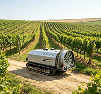 Pulvérisateur télécommandé de type chenillé pour vignobles et vergers, système GPS 1300L