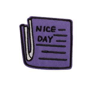 Fer sur brodé violet Wow fille aide fille maman vie problème faire <span class=keywords><strong>livre</strong></span> papillon Patch pour chapeau sweats à capuche sac décoration - Product Image 5