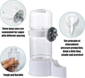 Tempat Makan Burung Grosir, Tempat Minum Burung Beo, Tempat Makan Merpati dan Burung Pipit, Dispenser Makanan Transparan untuk Tempat Minum dan Makan Burung Otomatis - Product Image 3