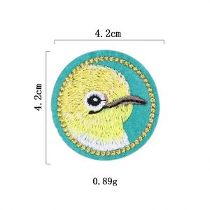 Iron on Exquisite Embroidered Bird Patch - Product Image 2