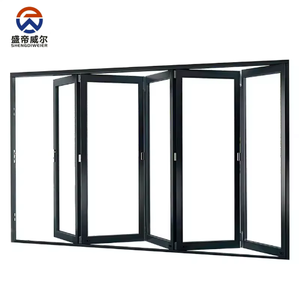 <span class=keywords><strong>Porte</strong></span> <span class=keywords><strong>accordéon</strong></span> en aluminium robuste avec rails à haute capacité de charge pour ouvertures de <span class=keywords><strong>porte</strong></span> surdimensionnées - Product Image 2