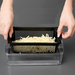 15 in 1 Eco-Friendly <b>Vegetable</b> Slicer <b>Cutter</b> PP Chopper Dicer with Container Gadgets for Shredding <b>Vegetables</b> <b>Vegetable</b> Slicer - Product Image 3