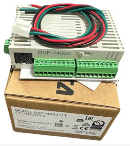 Contrôleur logique ultra-mince Delta DVP12SE11R avec sortie relais PLC et communication RS485 - Product Image 1