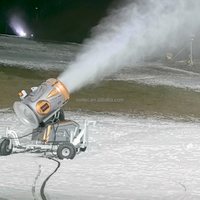 Prix de la machine à neige d'extérieur pour l'hiver, générateur de neige pour station de ski, canon à neige intelligent pour parc de neige, fournisseur de canon à neige entièrement automatique