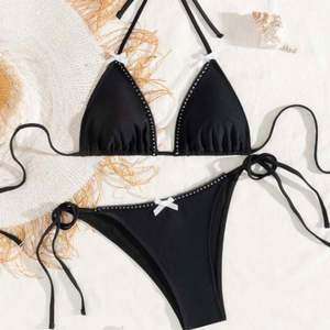 ชุดบิกินี่แบบ 2 ชิ้น ดีไซน์ใหม่ปี 2025 แบบรัดคอ ผ้าริบ ทรงเซ็กซี่ แห้งเร็ว ระบายอากาศได้ดี ผลิตจากผ้าสแปนเด็กซ์/ไนลอน ลายจุด  ชุดว่ายน้ำสำหรับผู้หญิง - Product Image 5