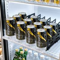 Poussoir automatique à ressort Hookei pour bouteilles longues, pour boissons en étagère de supermarché