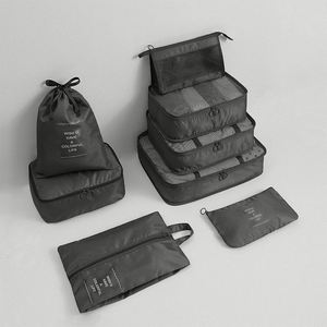 Juego de 8 Bolsas de Almacenamiento de Viaje de Poliéster con Cierre de Cordón para Organización y Empaque de Ropa - Product Image 2