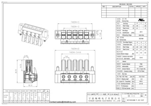 5edgk-7. 62 Mét Pitch cắm trong khối thiết bị đầu cuối dây nối degson dinkle Deca kefa thiết bị đầu cuối kết nối - Product Image 4