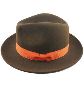 أعلى جودة أفضل بائع النمط الكلاسيكي الأسترالي شعر الصوف السلس النهاية لينة حريري فيدورا قبعة - Product Image 2