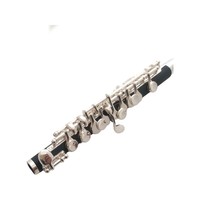 Ebony C-Key Western Piccolo-Professional-Grade Silver-Plated Wind Instrument for Beginners & Examinations