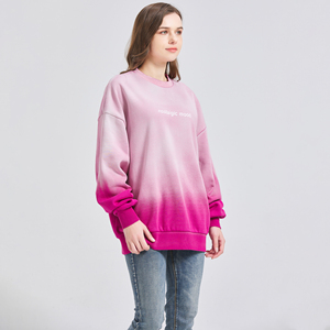 Custom Logo Bleah <b>Spray</b> Pullover Unisex Oversize Women's Fleece Eco-Friendly Breathable Spring Autumn Winter Long Casual 280g - Product Image 3