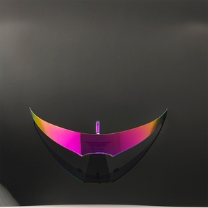 Alerón trasero de <span class=keywords><strong>casco</strong></span> para <span class=keywords><strong>Shoei</strong></span> Z8, alerón trasero de repuesto pequeño, decoración de accesorios para motocicleta - Product Image 2