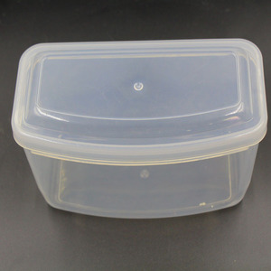 Transparent Plastic Food Container Rectangle 1-3L PP <b>Storage</b> <b>Box</b> For <b>Kitchen</b> Use - Product Image 1