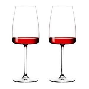 Verre à vin avec tige traction sans plomb, verres à vin, grand bol, nouveauté, cristal, tendance, - Product Image 1