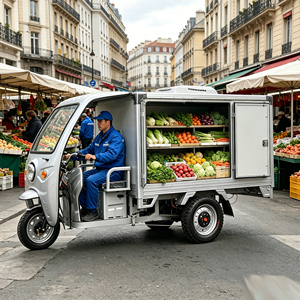 Tricycle <span class=keywords><strong>frigorifique</strong></span> électrique pour la livraison d'aliments surgelés et <span class=keywords><strong>le</strong></span> <span class=keywords><strong>transport</strong></span> de glaces - Product Image 3