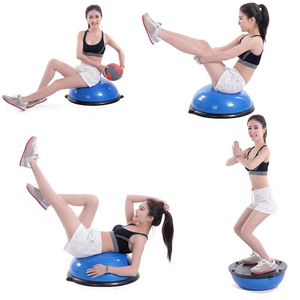 <span class=keywords><strong>Blu</strong></span> di Forma Fisica di Yoga Resistenza Esercizio di Allenamento Mezza Balance Ball Con Pompa - Product Image 6
