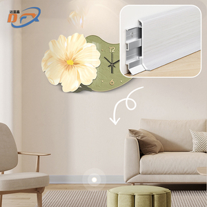 Rodapié de Altura Personalizada de 6 cm, Moderno, Resistente al Agua, de Aleación de Aluminio, con Cierre, Estilo Madera, para Acabado de Pisos - Product Image 2