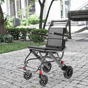 מטוס ידני 12 אינץ 'אלומיניום מטוס ידני מטוס גלגלים נסיעות נוח - Product Image 4