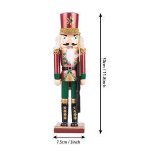 Boîte à musique pour <span class=keywords><strong>casse</strong></span>-<span class=keywords><strong>noisette</strong></span> 30CM, chevelure <span class=keywords><strong>en</strong></span> <span class=keywords><strong>bois</strong></span>, pour noël - Product Image 4