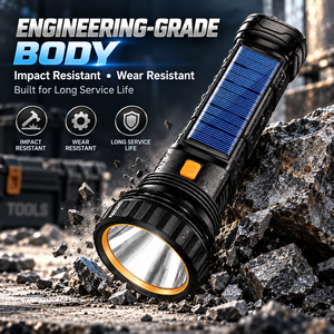 LEDORA LIGHTING <span class=keywords><strong>Linterna</strong></span> solar <span class=keywords><strong>recargable</strong></span> de alto brillo, <span class=keywords><strong>linterna</strong></span> portátil de emergencia para acampar, senderismo y pesca - Product Image 3