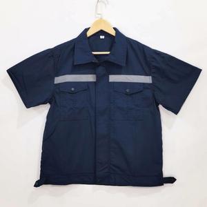 เสื้อผ้าช่างก่อสร้างแบบสะท้อนแสง ระบายอากาศได้ดี แขนสั้น ไซส์ใหญ่พิเศษ สำหรับทุกเพศ ได้รับการรับรองมาตรฐาน CE ขายส่ง - Product Image 5