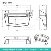 Support de fixation de cargaison pour camionnette, équipement portable pour camping-car MAXUS V90 Bangsuo BSL741-115, état neuf