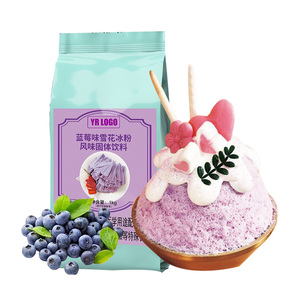 Polvo de Hielo Snowflake de Alta Calidad con Cafeína, Sabor Afrutado, Azúcar Añadido, Fórmula Instantánea de Disolución Rápida - Product Image 4