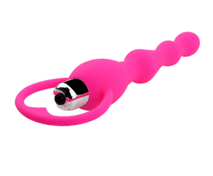 Vibratore Anale con Perline Vibranti, Massaggiatore Prostatico Gay, Plug in Silicone Morbido per Glutei, Dildo per Coppie, Prodotti per il Sesso - Product Image 5