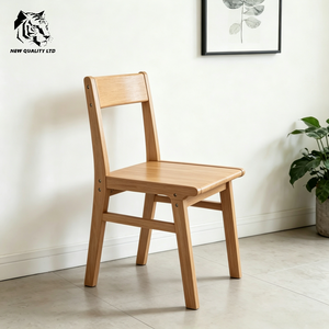 Fábrica de muebles, mejor precio, personalizable, gran stock, silla de hotel ecológica, nueva moda, muebles de comedor, silla de comedor de madera - Product Image 1