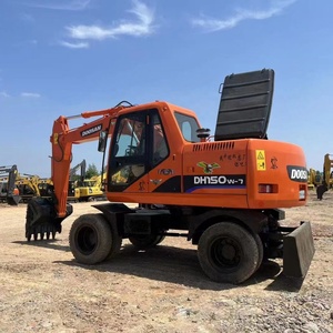 เครื่องขุด DH150 <span class=keywords><strong>Doosan</strong></span> DH <span class=keywords><strong>140</strong></span>ของเกาหลีรถขุดล้อมือสอง - Product Image 1
