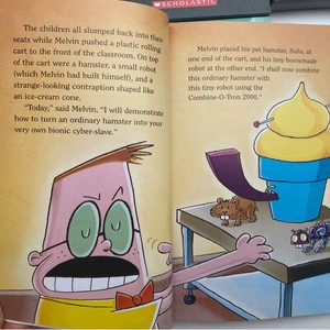 Captain Underpants Édition couleur complète 14 livres Romans anglais et bandes dessinées anglaises sur papier kraft et papier d'art - Product Image 4