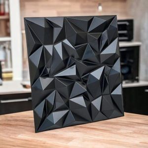 แผงควบคุมลายดอกไม้แกะสลักปรับแต่งได้3D ผนังทีวีสำหรับบ้านร่วมสมัย - Product Image 2