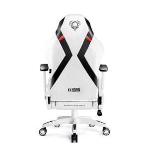 Chaise <span class=keywords><strong>DIABLO</strong></span> X-horn 2.0 blanc noir ordinateur de bureau Pc E-Sports jeu course dossier réglable pivotant ergonomique ascenseur chaise de jeu - Product Image 3
