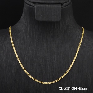 Chaînes en laiton de luxe JXX en gros, style hip-hop pour hommes, plaquées or, longues de 45 cm/50 cm/60 cm, style tendance, vente chaude - Product Image 6