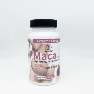 OEM Customized maca energy coffee Capsules Ultimate Maca Pills For Butt Hips Enlargement Maca Root Capsules