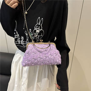 Women's Clutch Purses For Evening <b>Party</b> <b>Bag</b> Summer Flowers Handbags Ladies Shoulder <b>Bag</b> - Product Image 4