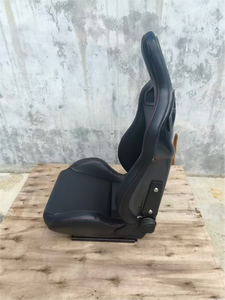 Sièges sport pour station-wagon, dossier en fibre de carbone, cuir noir intégral, structure pliable manuelle pour RECARO CS - Product Image 3