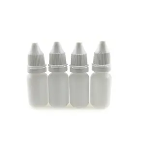 LDPE squeeze plastic pharma liquid eye dropper bottles 5ml 10ml medical eye drop bottle with tamper proof seal cap and dropper