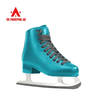 批发成人溜冰场专业溜冰鞋PU皮革图案溜冰鞋